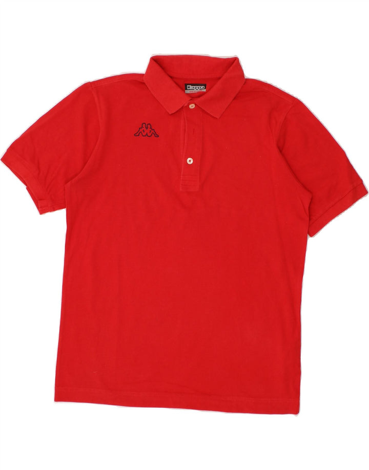 KAPPA Mens Polo Shirt Medium Red Cotton Vintage Kappa and Second-Hand Kappa from Messina Hembry 