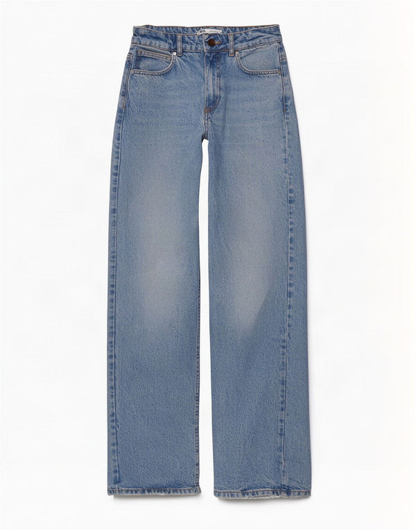 Zara Womens Loose Jeans EU 36 XS W26 L30 Blue