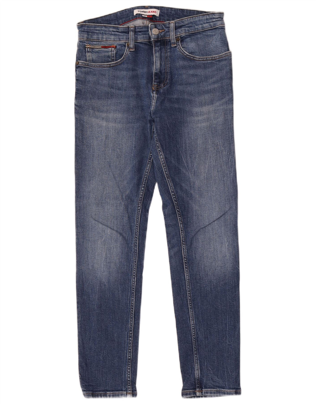 Tommy Hilfiger Mens Slim Jeans W27 L30 Blue Cotton