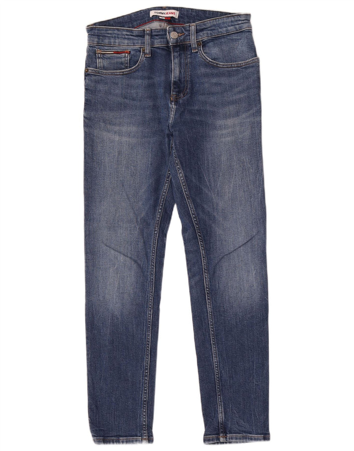 Tommy Hilfiger Mens Slim Jeans W27 L30 Blue Cotton