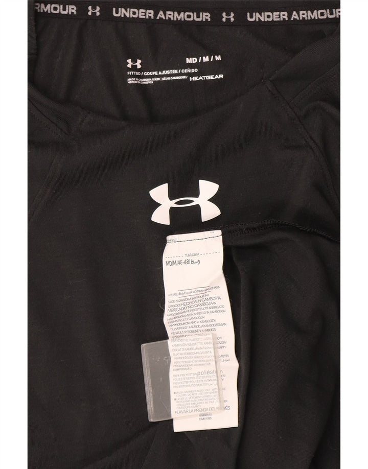 Under Armour Womens Heat Gear Graphic Vest Top UK 12 Medium Grey Polyester