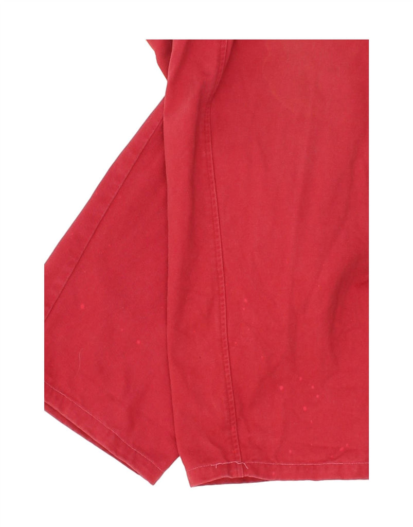 NORTH SAILS Mens Straight Jeans W34 L28 Red Cotton Vintage North Sails and Second-Hand North Sails from Messina Hembry 