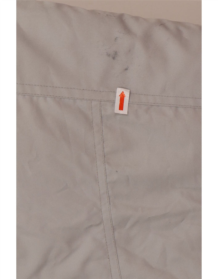 VINTAGE Mens Loose Fit Padded Coat UK 36 Small Grey Polyester