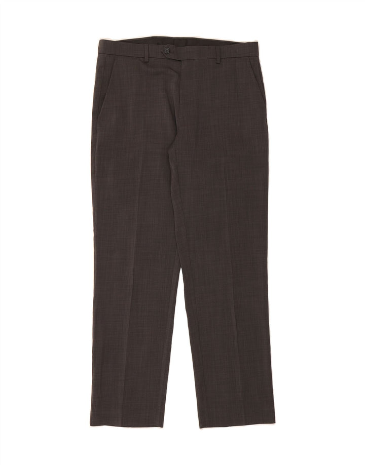 MICHAEL KORS Mens Straight Suit Trousers  W32 L20 Grey Polyester Vintage Michael Kors and Second-Hand Michael Kors from Messina Hembry 