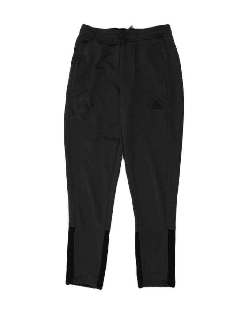 ADIDAS Boys Tracksuit Trousers 11-12 Years Grey Colourblock Polyester | Vintage Adidas | Thrift | Second-Hand Adidas | Used Clothing | Messina Hembry 