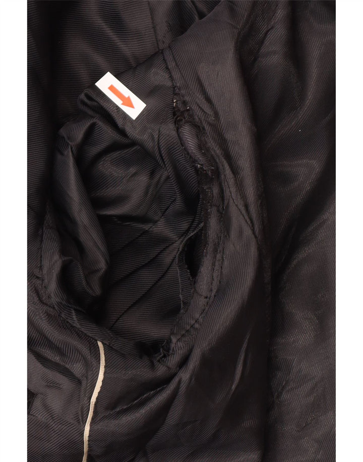 Zara Mens Overcoat UK 40 Large Black