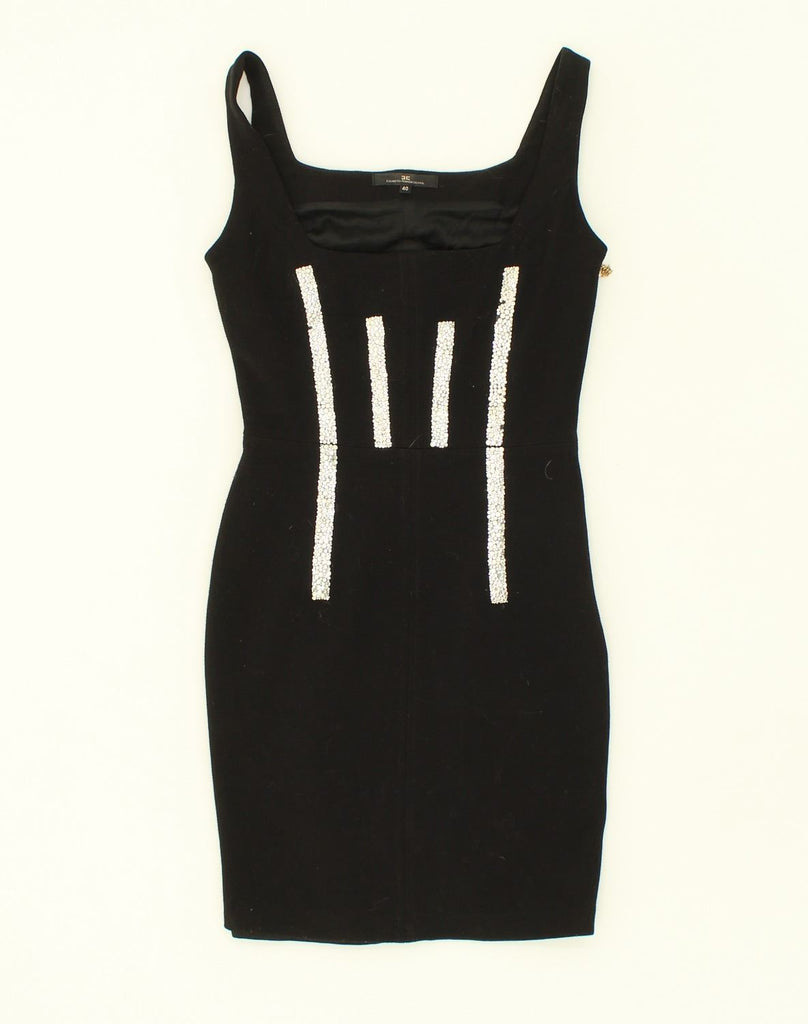 DC Womens Sleeveless Bodycon Dress IT 40 Small Black Polyester | Vintage DC | Thrift | Second-Hand DC | Used Clothing | Messina Hembry 