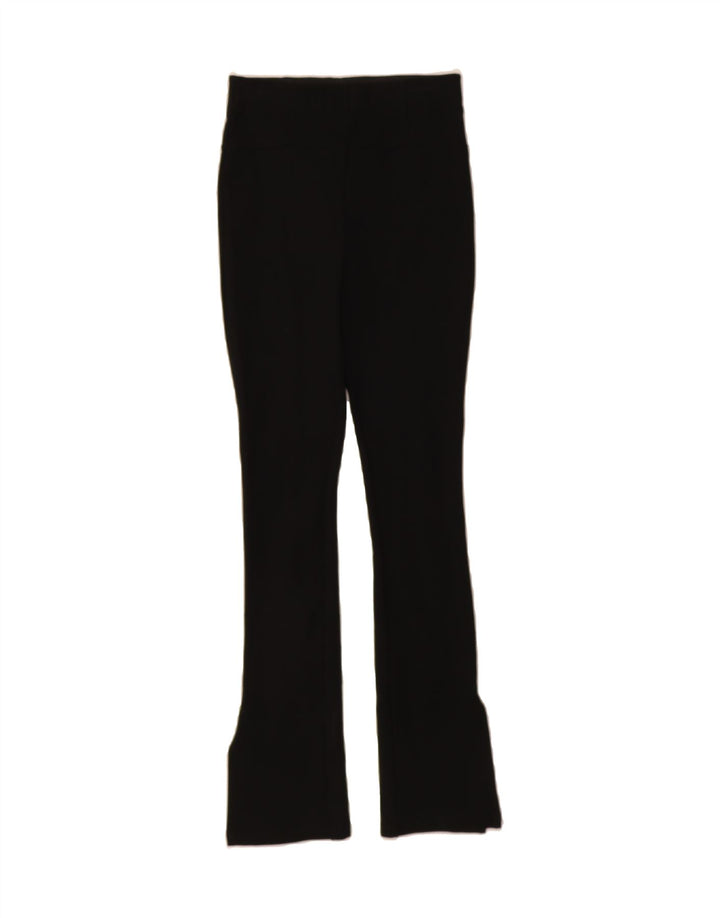 ZARA Womens Bootcut Casual Trousers Small W26 L32 Black Vintage Zara and Second-Hand Zara from Messina Hembry 