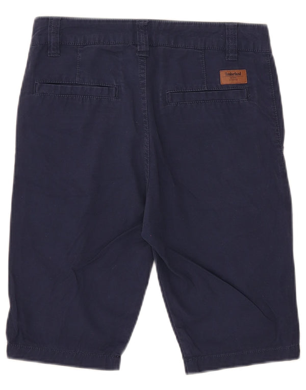 Timberland Boys Chino Shorts 11-12 Years XS W26  Navy Blue Cotton