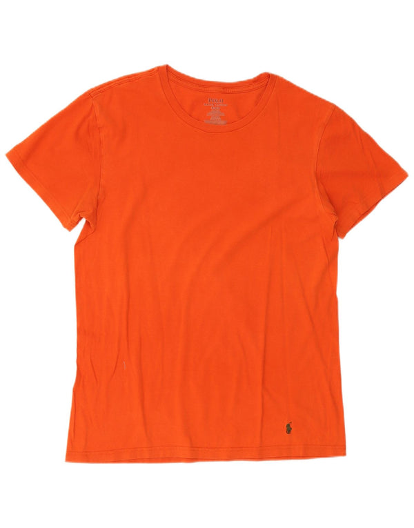 Polo Ralph Lauren Mens Classic Fit T-Shirt Top Medium Orange Cotton