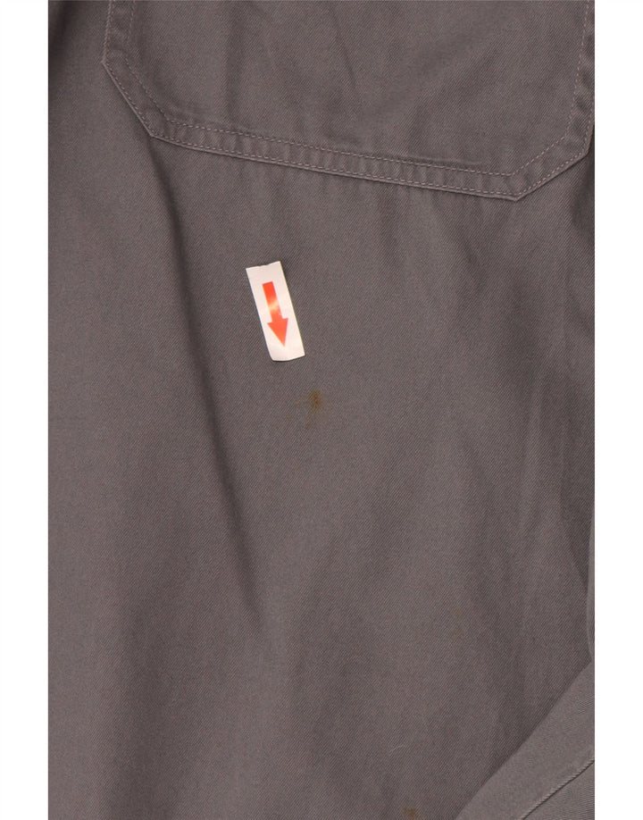 Calvin Klein Jeans Mens Western Shirt XL Grey Cotton
