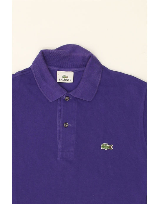 Polo da uomo LACOSTE taglia 2 XS cotone viola Abbigliamento vintage e di seconda mano online Messina Hembry