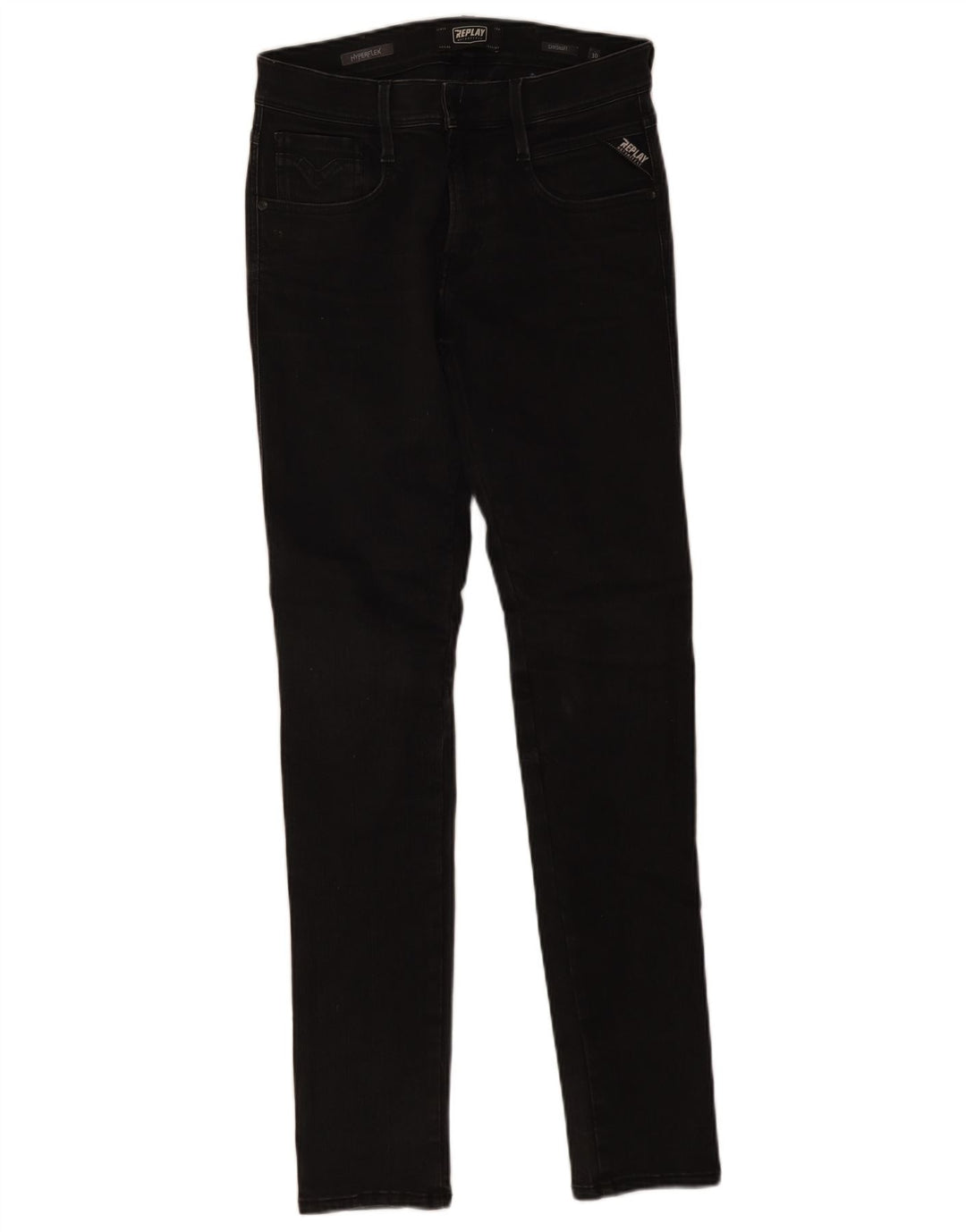 Replay Mens Extreme Flex Skinny Jeans W30 L32 Black
