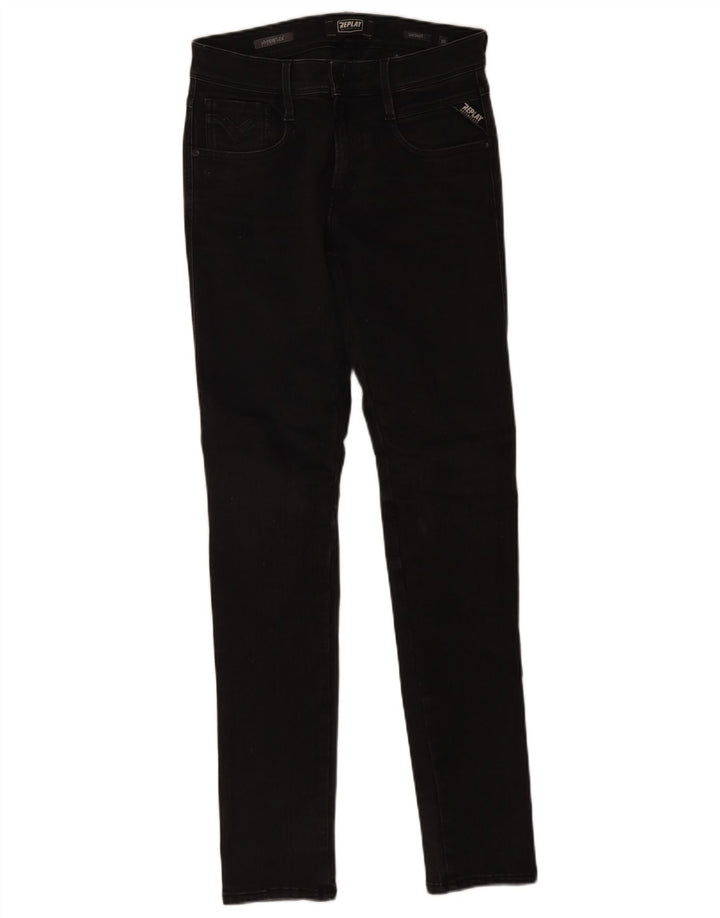 Replay Mens Extreme Flex Skinny Jeans W30 L32 Black