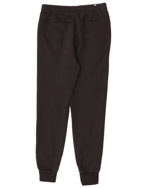 Puma Womens Tracksuit Trousers Joggers UK 12 Medium  Black Cotton