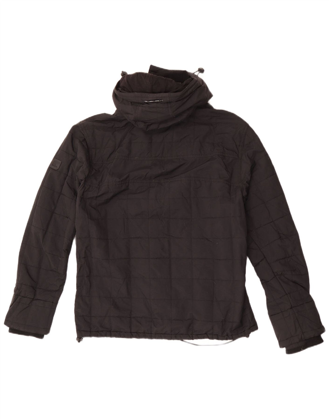 Superdry Mens Windcheater Graphic Windbreaker Jacket UK 40 Large Black