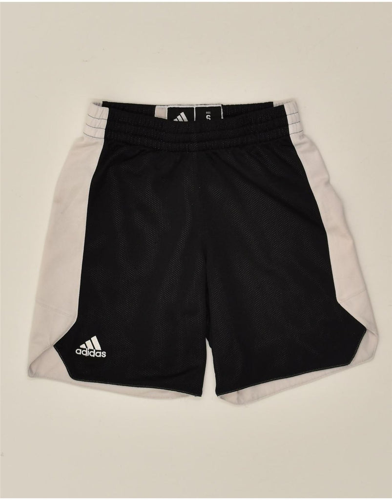 ADIDAS Boys Sport Shorts 7-8 Years Small Black | Vintage Adidas | Thrift | Second-Hand Adidas | Used Clothing | Messina Hembry 