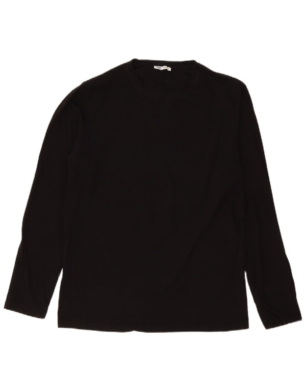 Zara Mens Top Long Sleeve XL Black