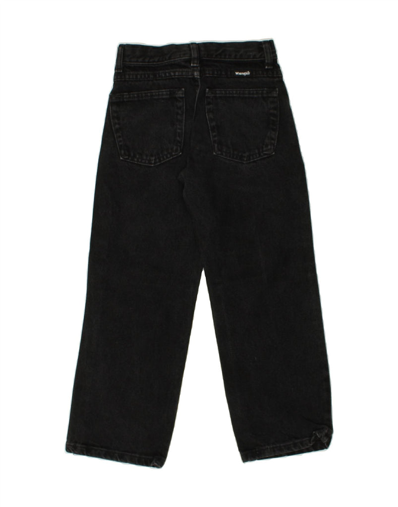 WRANGLER Boys Straight Jeans 7-8 Years W22 L22 Black Cotton | Vintage Wrangler | Thrift | Second-Hand Wrangler | Used Clothing | Messina Hembry 