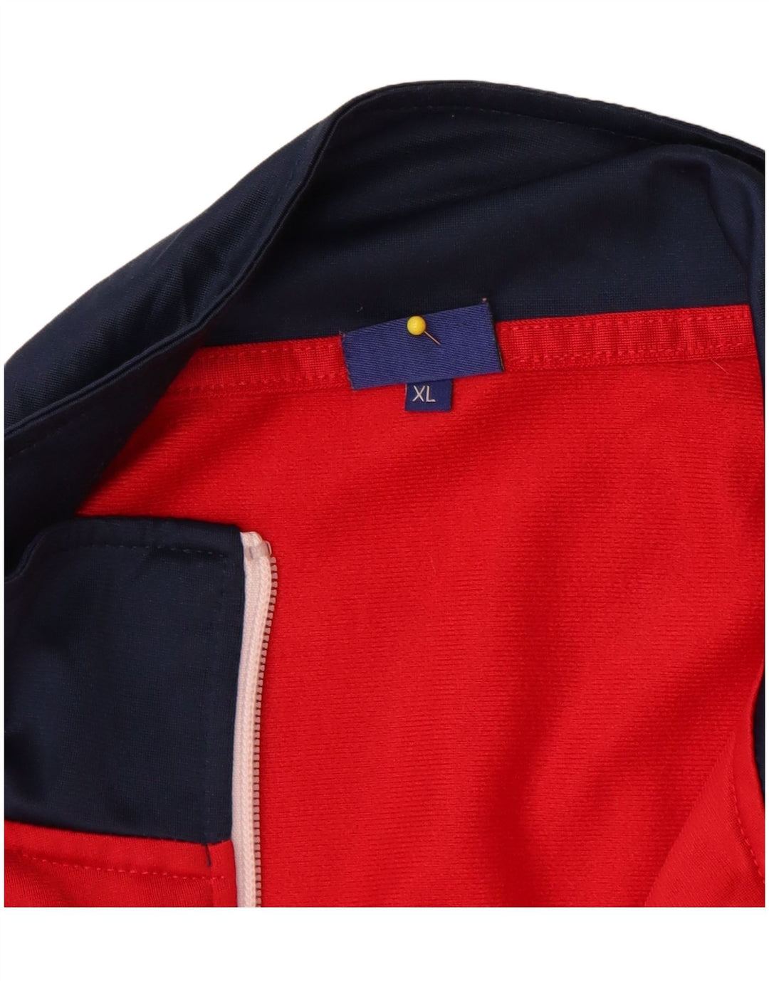 Asics Mens Tracksuit Top Jacket XL Red Colourblock