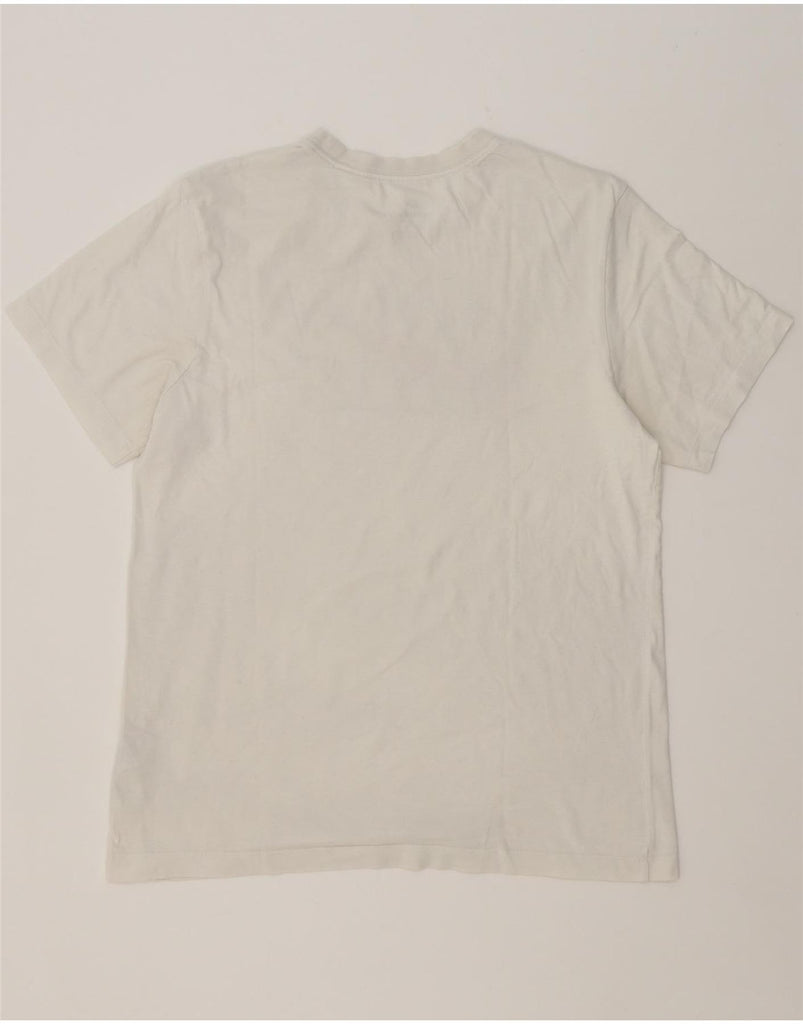 NIKE Mens Graphic T-Shirt Top Medium White Cotton Vintage Nike and Second-Hand Nike from Messina Hembry 