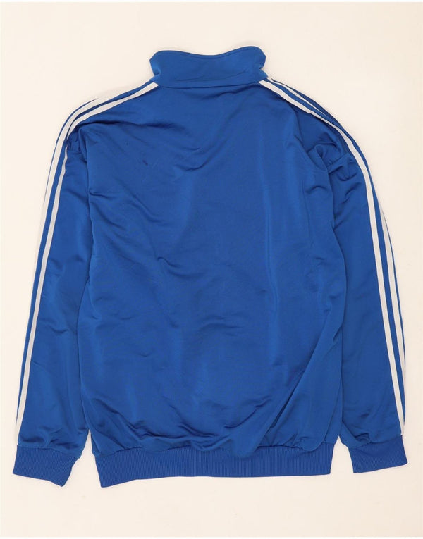 ADIDAS Mens Loose Fit Tracksuit Top Jacket UK 40/42 Medium Blue Polyester