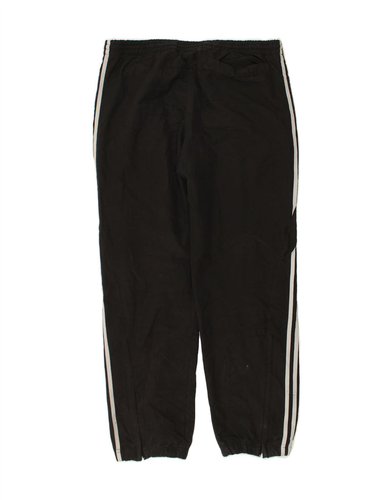 ADIDAS Womens Tracksuit Trousers Joggers UK 10 Small Black Polyester | Vintage Adidas | Thrift | Second-Hand Adidas | Used Clothing | Messina Hembry 