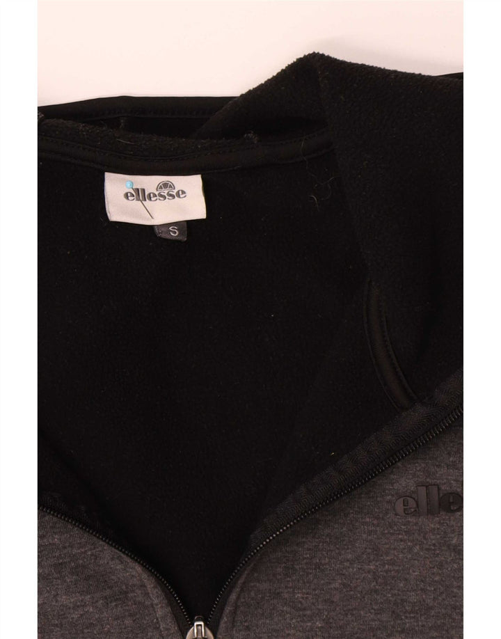 Ellesse Mens Zip Hoodie Sweater Small Grey Polyester