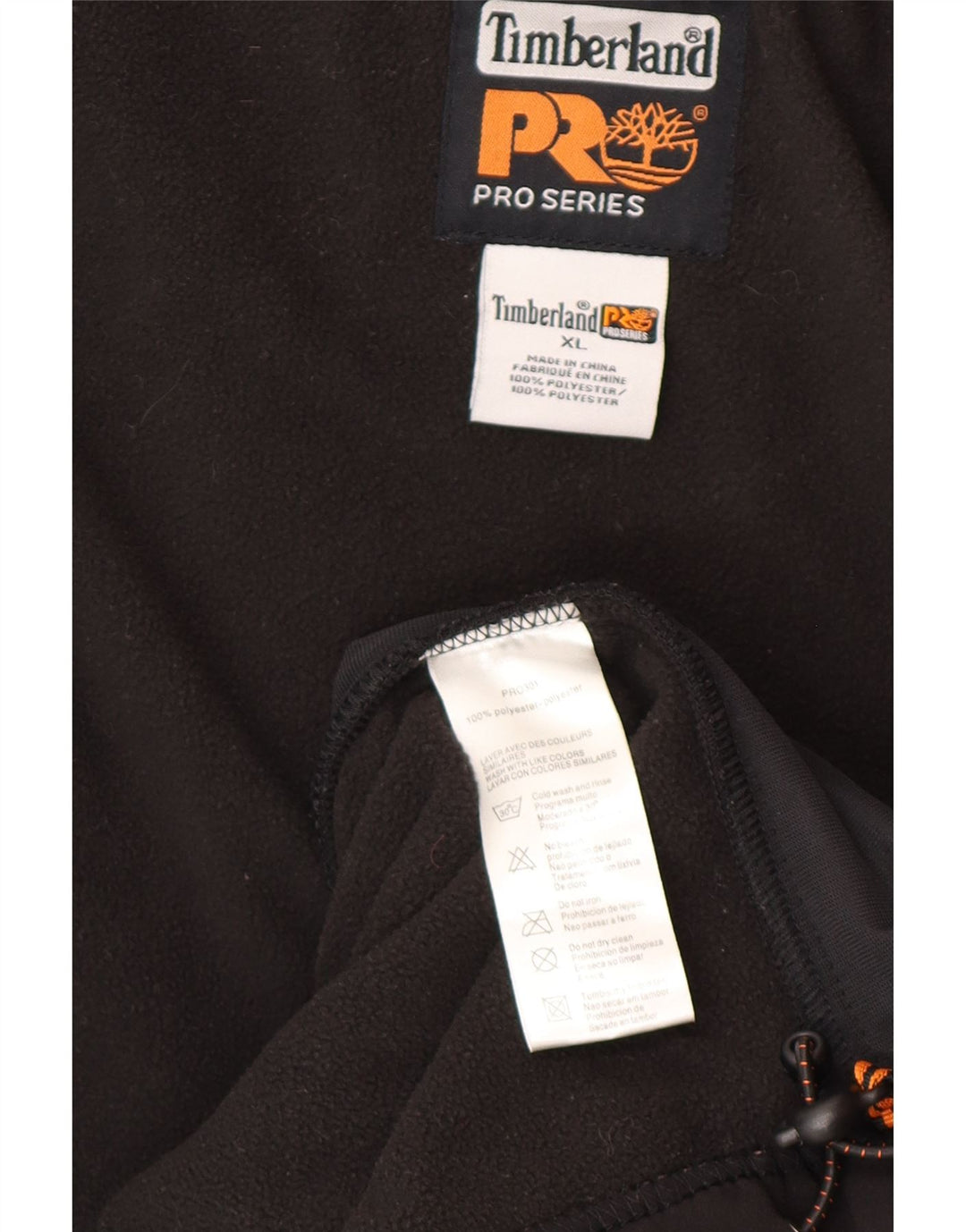 Timberland Mens Windbreaker Jacket UK 42 XL Black Polyester