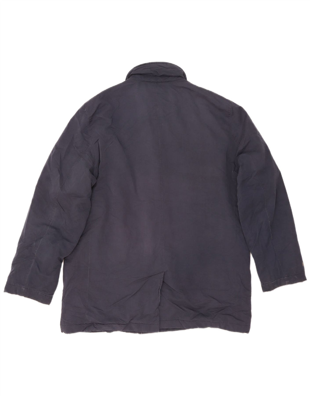 Marks & Spencer Mens Windbreaker Jacket UK 40 Large Navy Blue Polyester