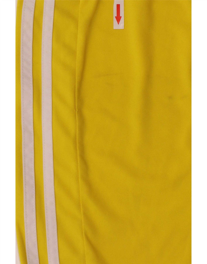 Adidas Mens Sport Shorts Medium Yellow Polyester