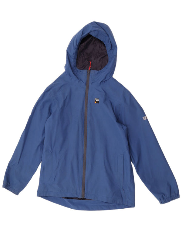 Sprayway Boys Hooded Rain Jacket 12-13 Years Blue Polyamide