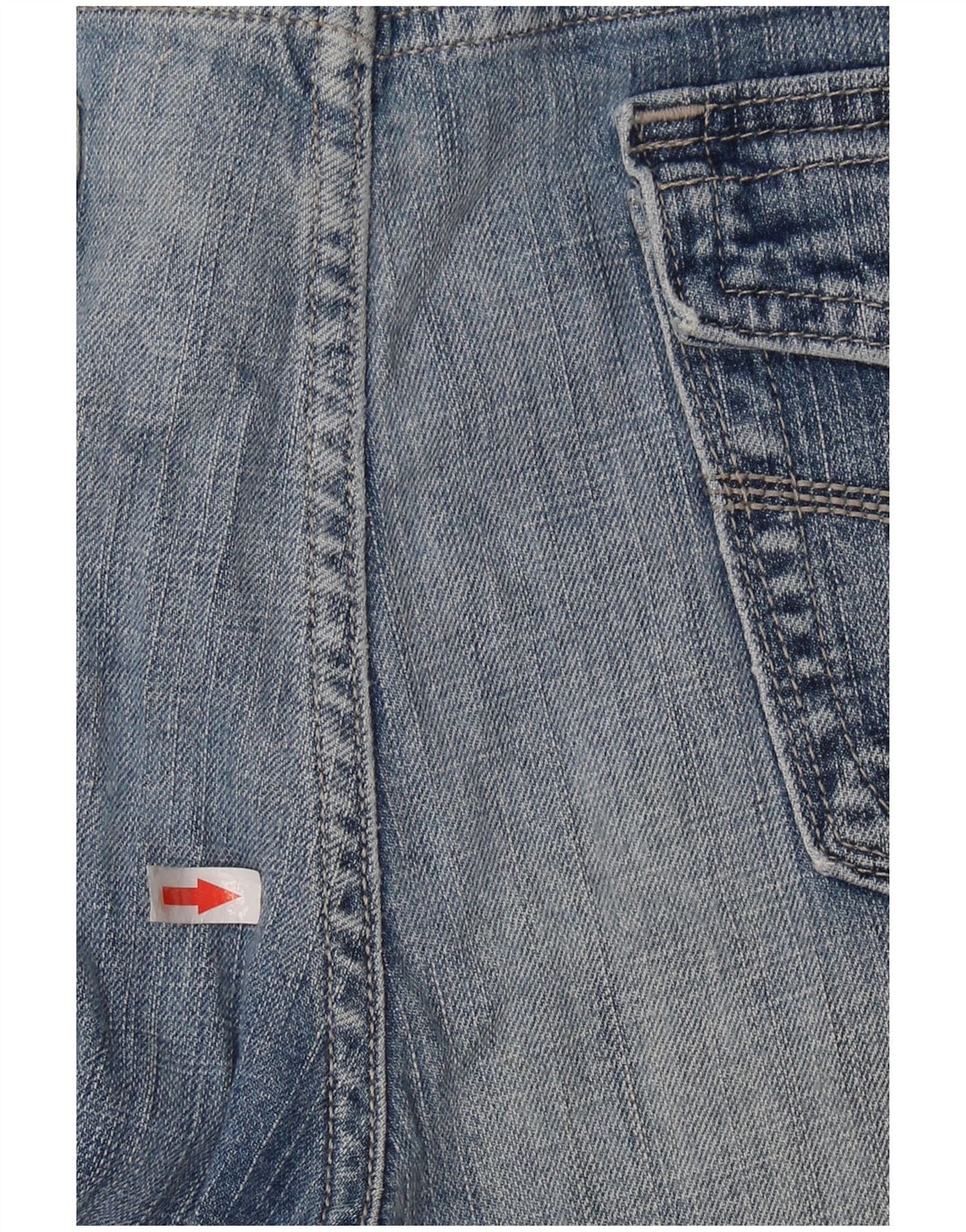 CALVIN KLEIN Womens Flared Jeans US 16 XL W36 L32 Blue Cotton