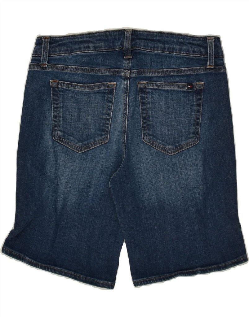 TOMMY HILFIGER Womens Denim Shorts US 2 XS W28 Navy Blue Cotton | Vintage Tommy Hilfiger | Thrift | Second-Hand Tommy Hilfiger | Used Clothing | Messina Hembry 