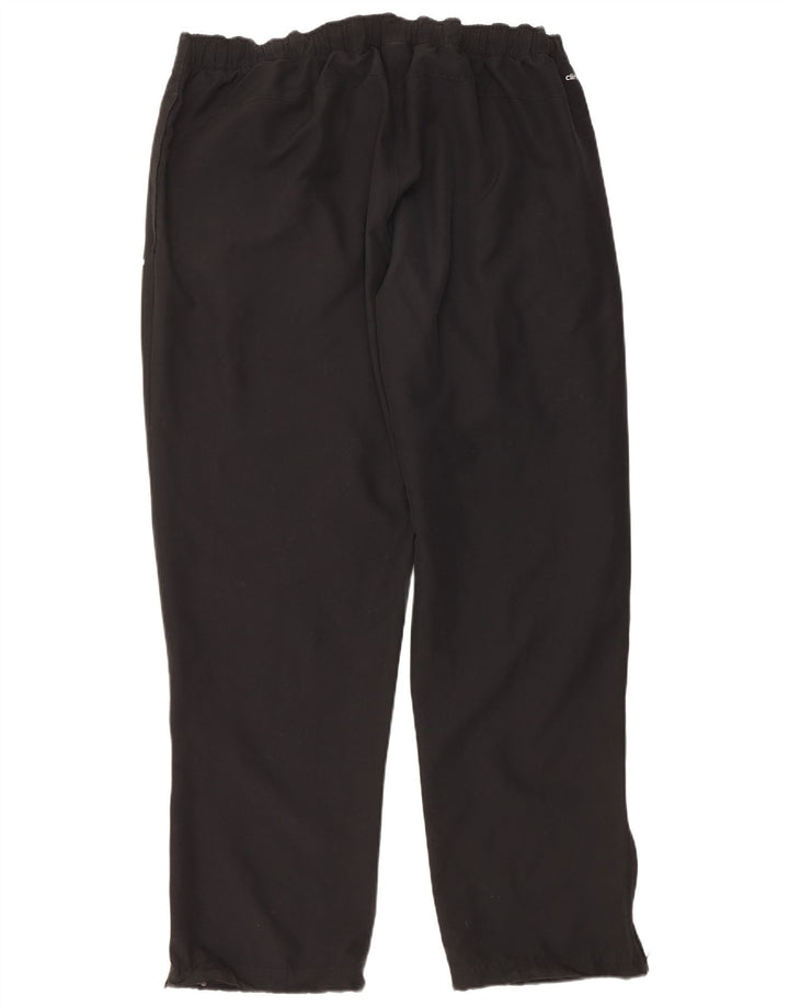ADIDAS Mens Climalite Tracksuit Trousers 2XL  Black Polyester