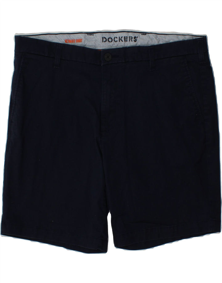 DOCKERS Mens Chino Shorts W40 XL Navy Blue Cotton Vintage Dockers and Second-Hand Dockers from Messina Hembry 