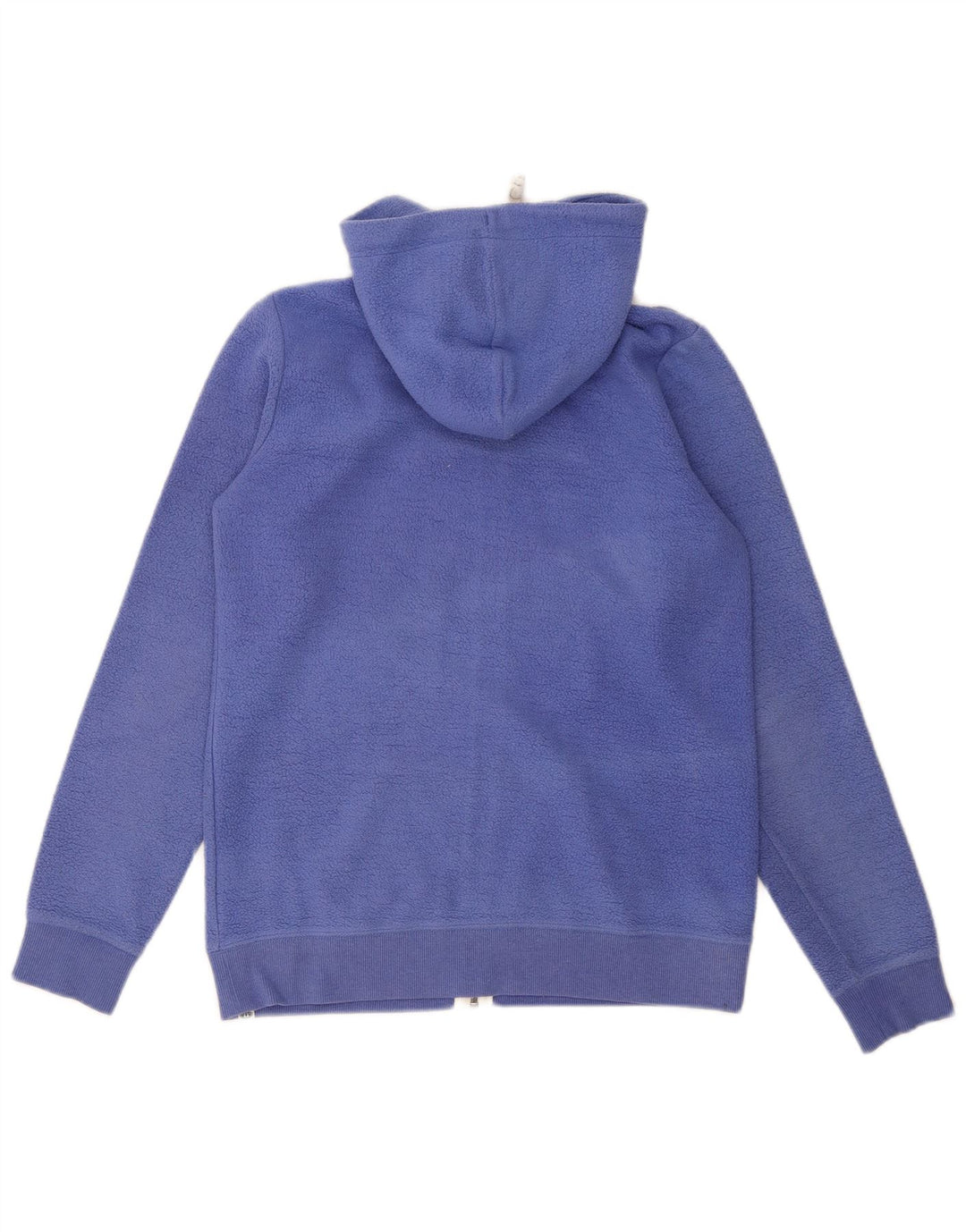 Animal Womens Hooded Fleece Jacket UK 8 Small Blue Polyester