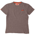 Superdry Mens T-Shirt Top Small Grey