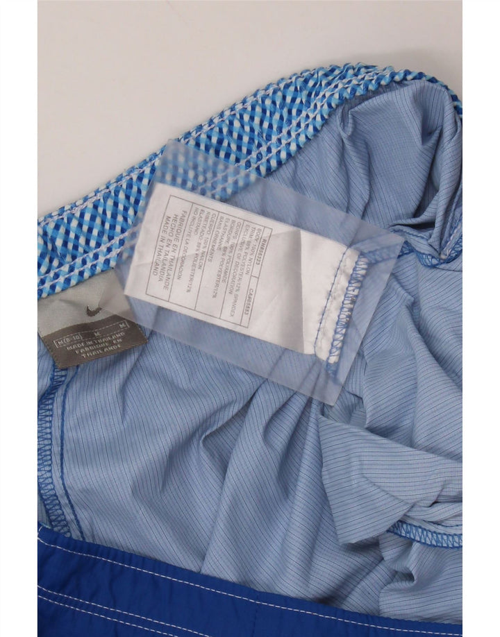 Nike Womens Sport Shorts US 8/10 Medium Blue Nylon