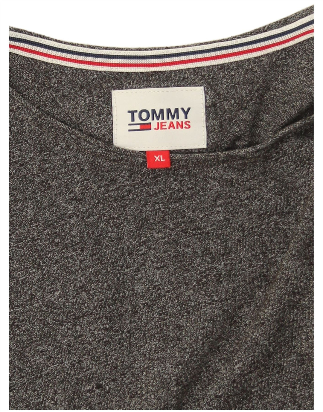 Tommy Hilfiger Mens T-Shirt Top XL Grey Flecked