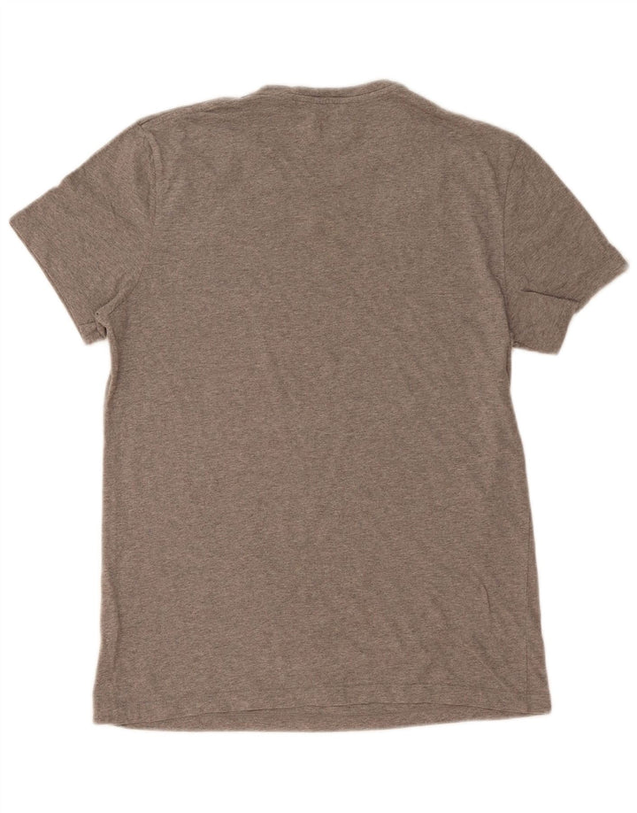 JACK WILLS Mens Graphic T-Shirt Top Small Grey Flecked Cotton