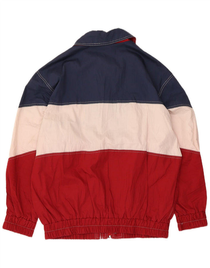 Vintage Mens Bomber Jacket IT 50 Medium Multicoloured Colourblock