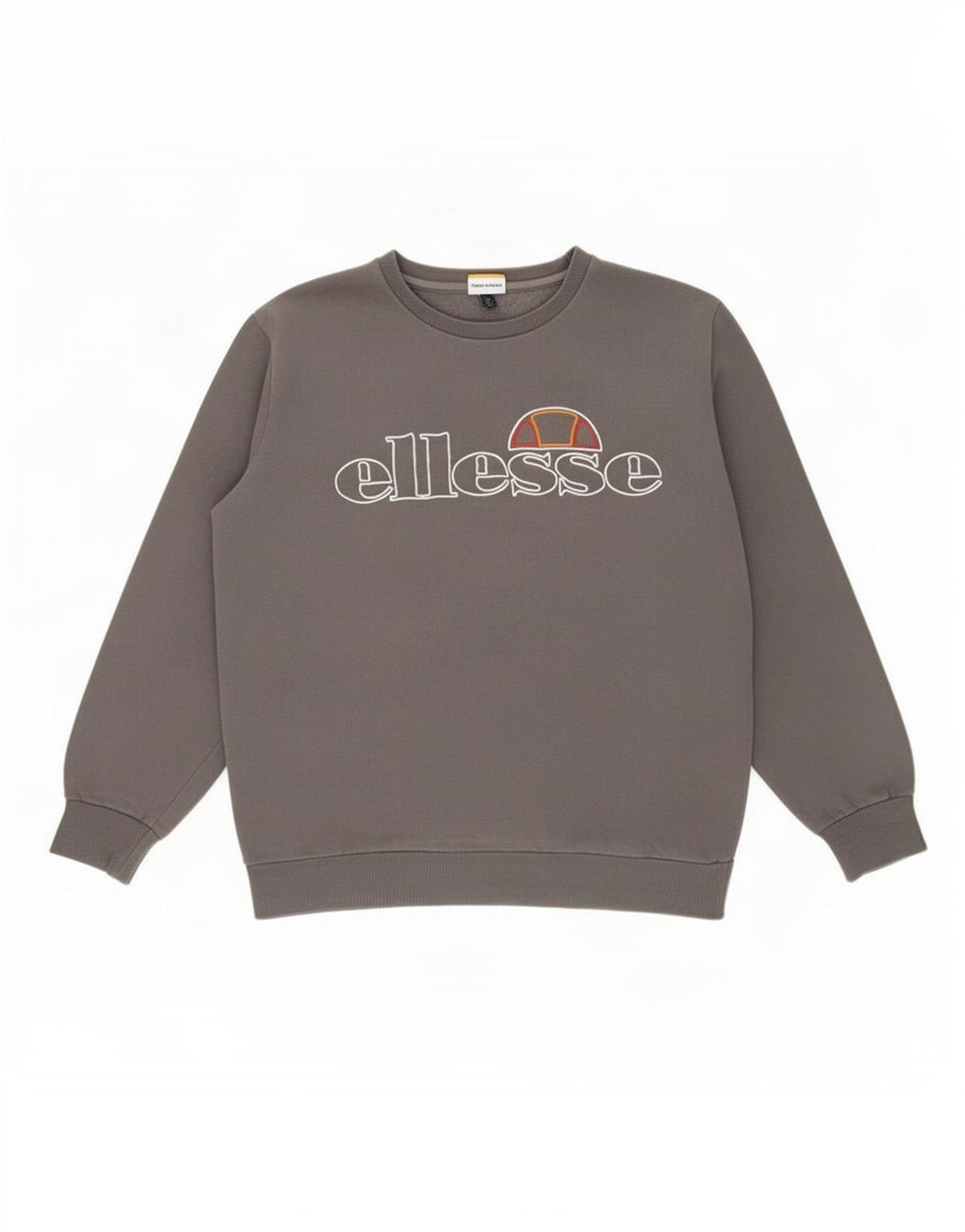Ellesse Mens Graphic Sweatshirt Jumper Large Grey Cotton