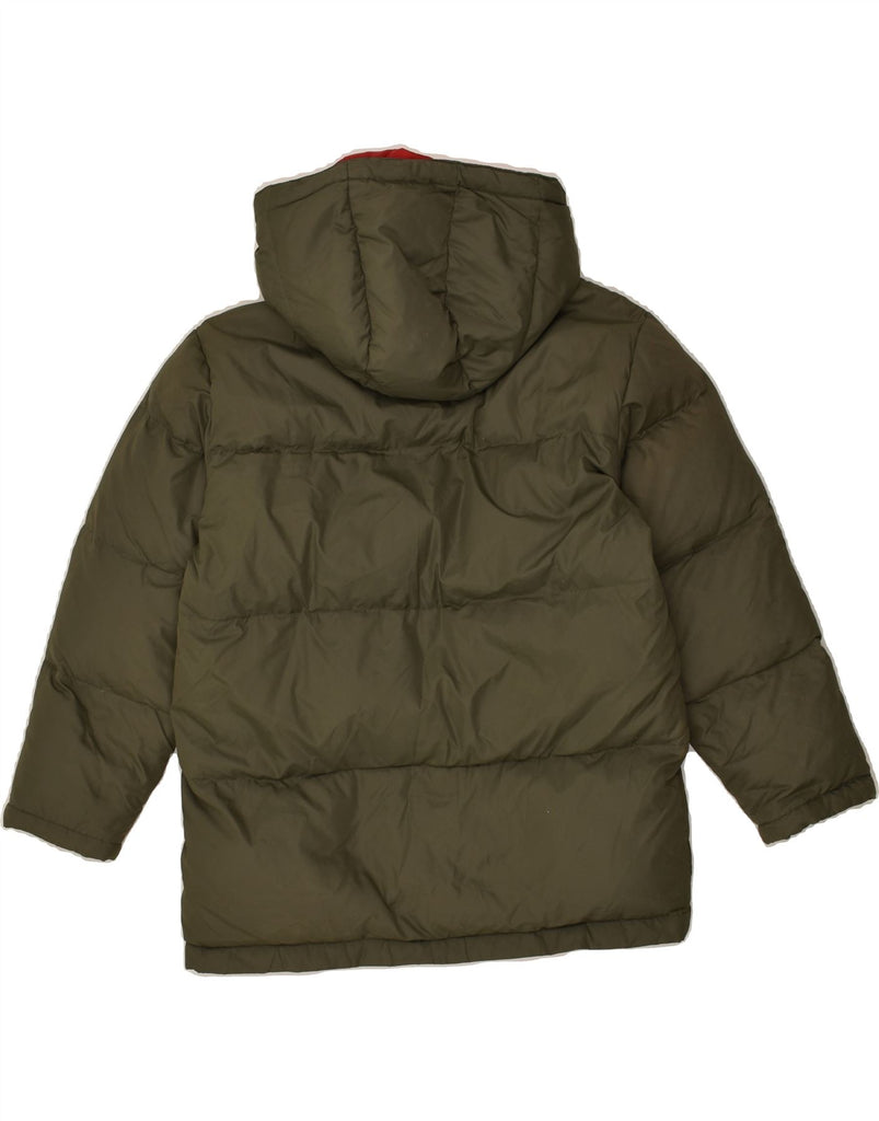 GEOX Boys Hooded Padded Jacket 9-10 Years Khaki Nylon | Vintage Geox | Thrift | Second-Hand Geox | Used Clothing | Messina Hembry 