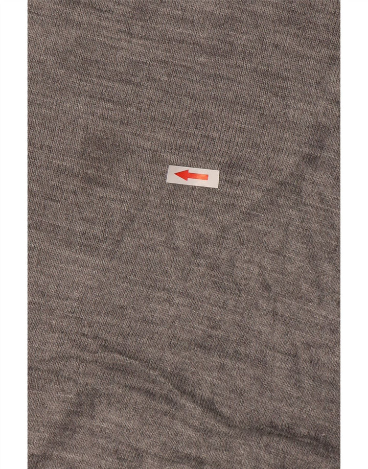 Pierre Cardin Mens V-Neck Jumper Sweater Large Grey Acrylic