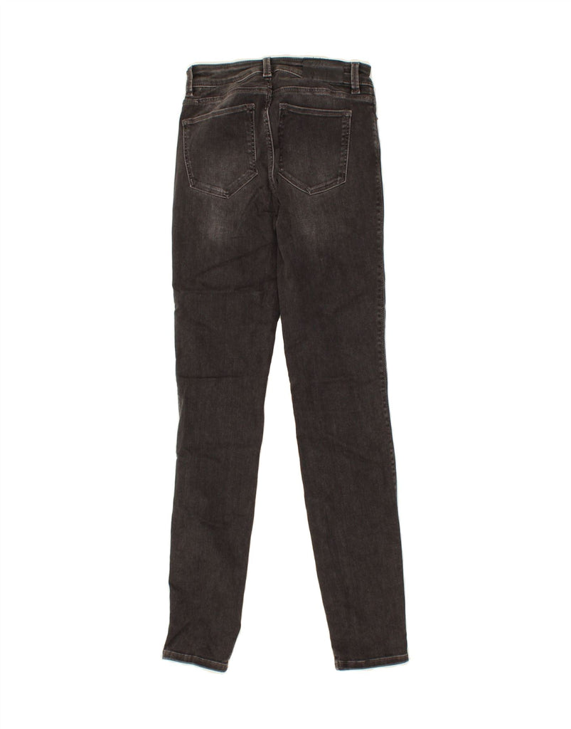 MASSIMO DUTTI Womens Mid Rise Skinny Jeans EU 34 2XS W24 L29 Grey Cotton Vintage Massimo Dutti and Second-Hand Massimo Dutti from Messina Hembry 