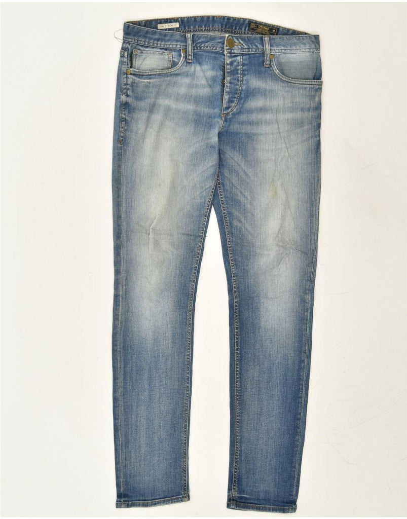 JACK & JONES Mens Tim Slim Jeans W34 L33 Blue | Vintage Jack & Jones | Thrift | Second-Hand Jack & Jones | Used Clothing | Messina Hembry 