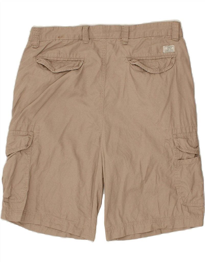 CHAPS Mens Cargo Shorts W36 Large Beige Cotton Vintage Chaps and Second-Hand Chaps from Messina Hembry 