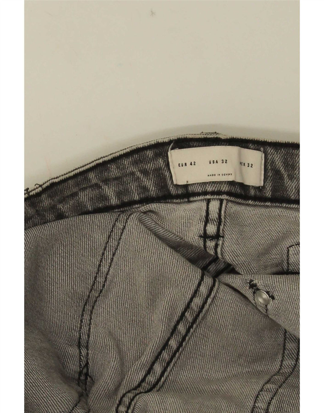 Zara Mens Distressed Slim Jeans EU 42 Large W32 L31 Grey