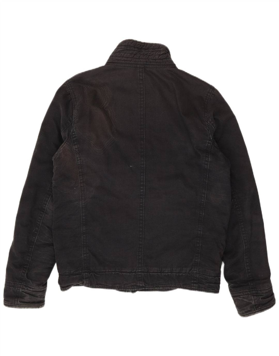Hollister Mens Utility Jacket UK 40 Large Black Cotton